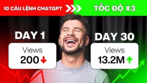 10 CÂu LỆnh Chatgpt LÀm Youtube KhÔng LỘ MẶt Nhanh GẤp 3 LẦn