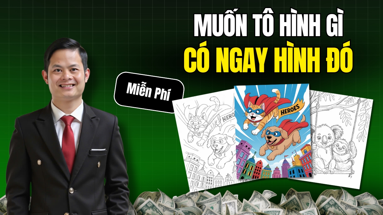 Cách Làm Tranh Tô Màu Bằng Ai Cực đơn Giản